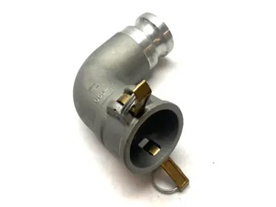 2A-C90 | Aluminum Cam and Groove Hose Fittng 90-Degree 2" - Used