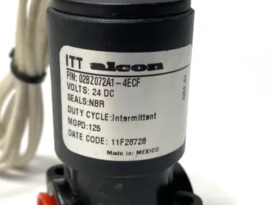 USED ALCON SOLENOID VALVE 1/4" PORTS 24VDC