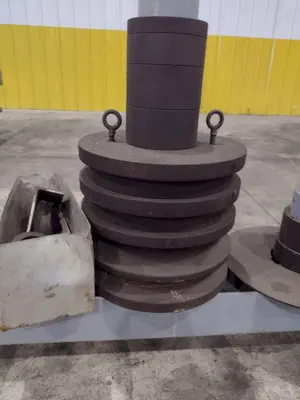 5" X 5" X 1/2" ROUNDO MODEL #R-5-S HYDRAULIC ANGLE ROLL: STOCK #23480