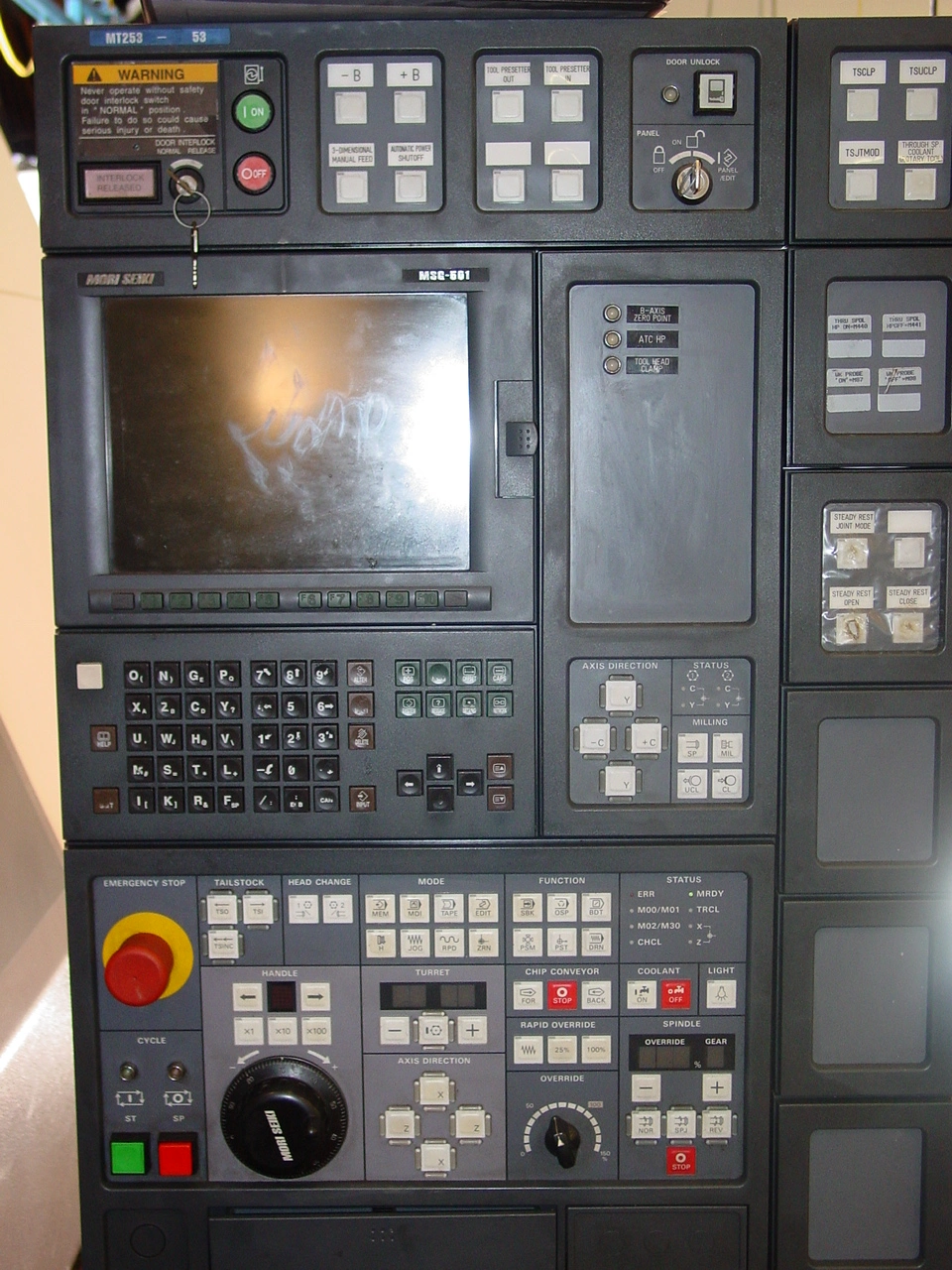 Used 2001 MORI SEIKI MT-253/1500 CNC LATHES MULTI AXIS 659