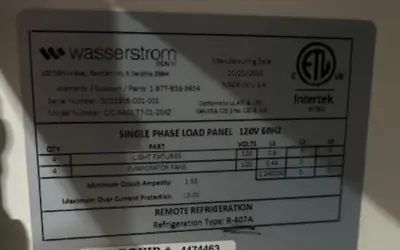 129-0116 Wasserstrom Stainless Steel Self Contained Salad Olive Bar