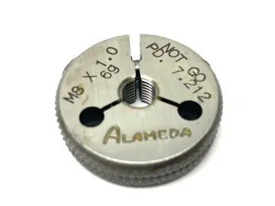 New | in-Stock ALAMEDA M8 X 1.0-6G THREADED RING GAUGE NOT GO PD 7.212 Pin & Plug Gages Michigan US | Maverick Industrial Sales #1123040