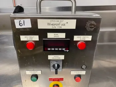 Westfalia CTC 1-06-107 lab clarifier centrifuge, 316SS.