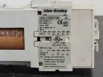 USED ALLEN-BRADLEY 100-C43DJ00