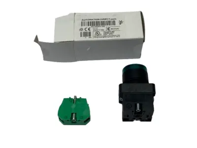 New | in-Stock AutomationDirect Green Illuminated Momentary Pushbutton 22mm 24V Relays & Switches Michigan US | Maverick Industrial Sales #1496102