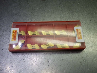 Sandvik Carbide Grooving Inserts QTY10 TLG-3185R 4125 (LOC2563A)