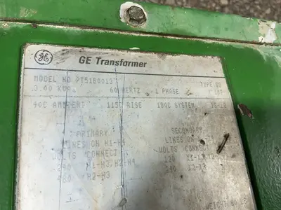 Used GENERAL ELECTRIC 9T51B0013 Transformers Ohio US | HGR 24 #1541515