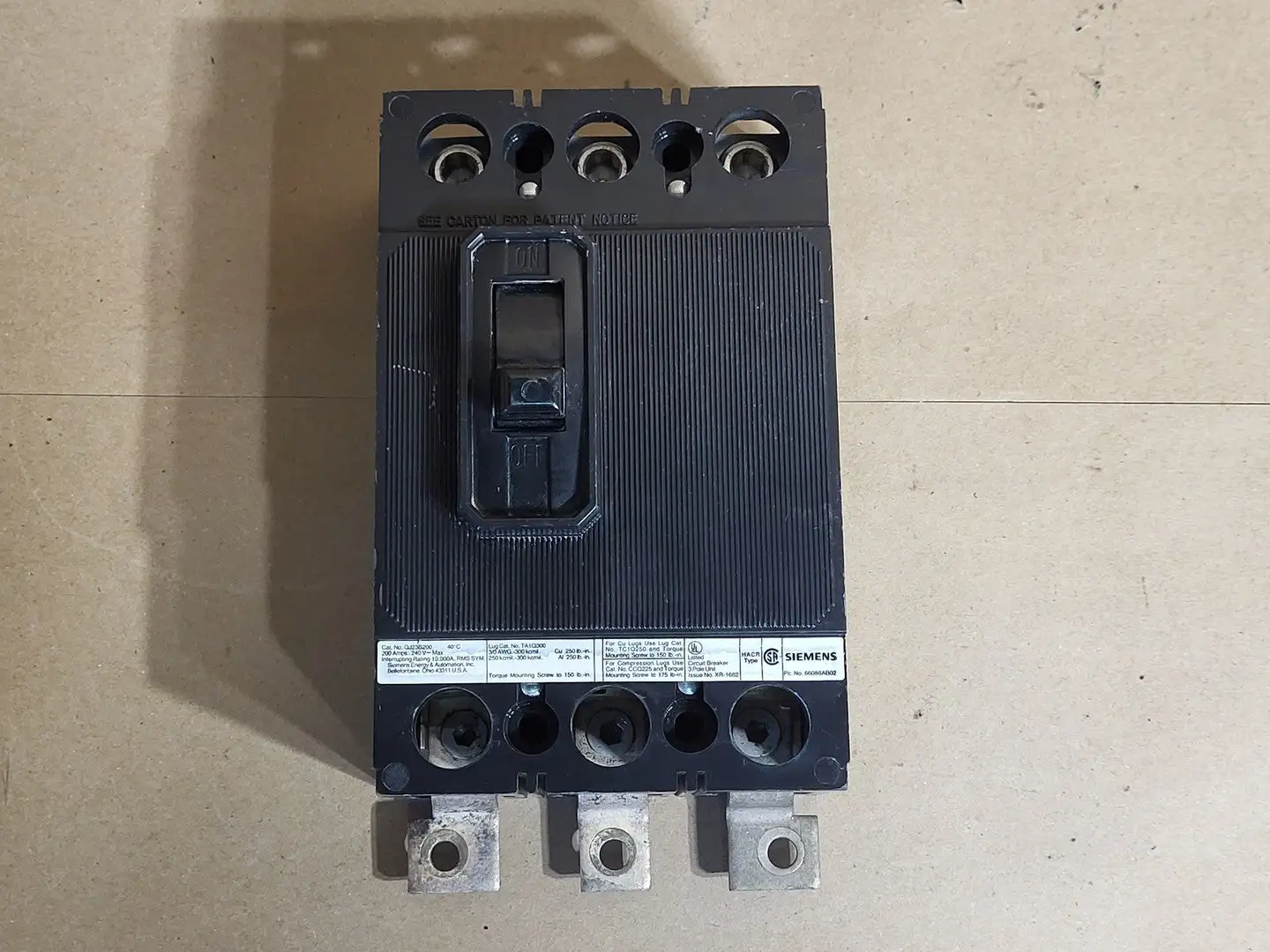 USED SIEMENS QJ23B200
