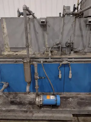 #21982, 20" W X 8" H MANOR MODEL #JS-552M-B20 STAINLESS STEEL BELT CONVEYOR WASHER: STOCK #21982