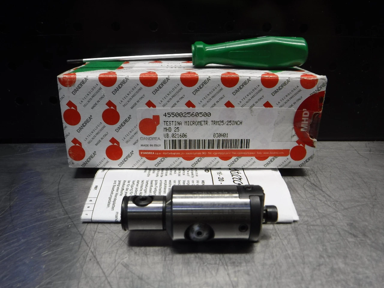 D'Andrea MHD25 28mm - 38mm Boring Head 50mm Pro TRM 25/25 (LOC1459)