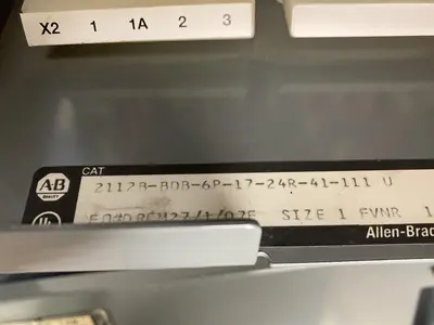 Used ALLEN-BRADLEY 2112B-BDB-6P-17-24R-41-111 U Starters | Surplus Asset Holdings #1204416