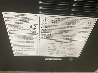 Used INTERTEK SP1816-IR-FGPB Heaters Michigan US | Miedema Asset Management Group #1328900