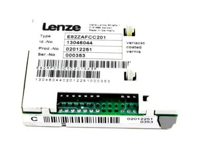 USED LENZE E82ZAFCC201 MODULE