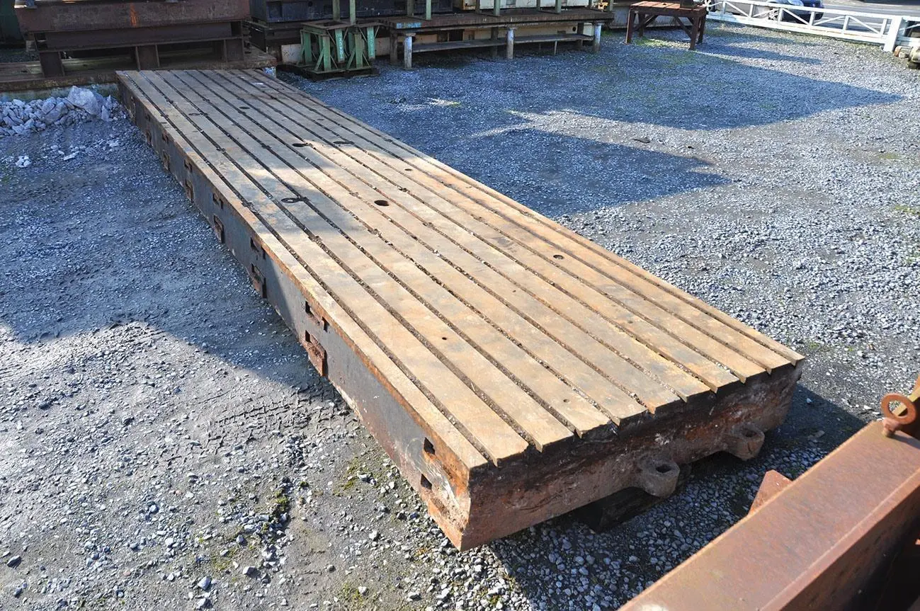 T-slot Table 9000 x 2000 x 400 mm