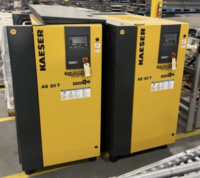 Used 2022 KAESER AS 20 T Rotary Screw & Sliding Vane Air Compressors Massachusetts US | ARC Equipment Corp #1338350