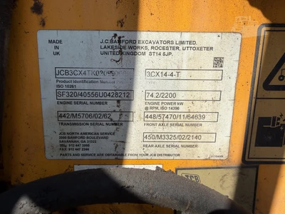 Used 2012 JCB 3CX14 Backhoe Loaders Florida US | Intrac Machinery #1568767