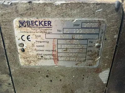 Used 2007 BECKER KVT 3.60 Vacuum Pumps Ohio US | HGR 24 #1495309