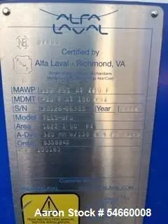 Used ALFA LAVAL TL15-BFG Plate Exchangers Illinois US | Aaron Equipment #1454442