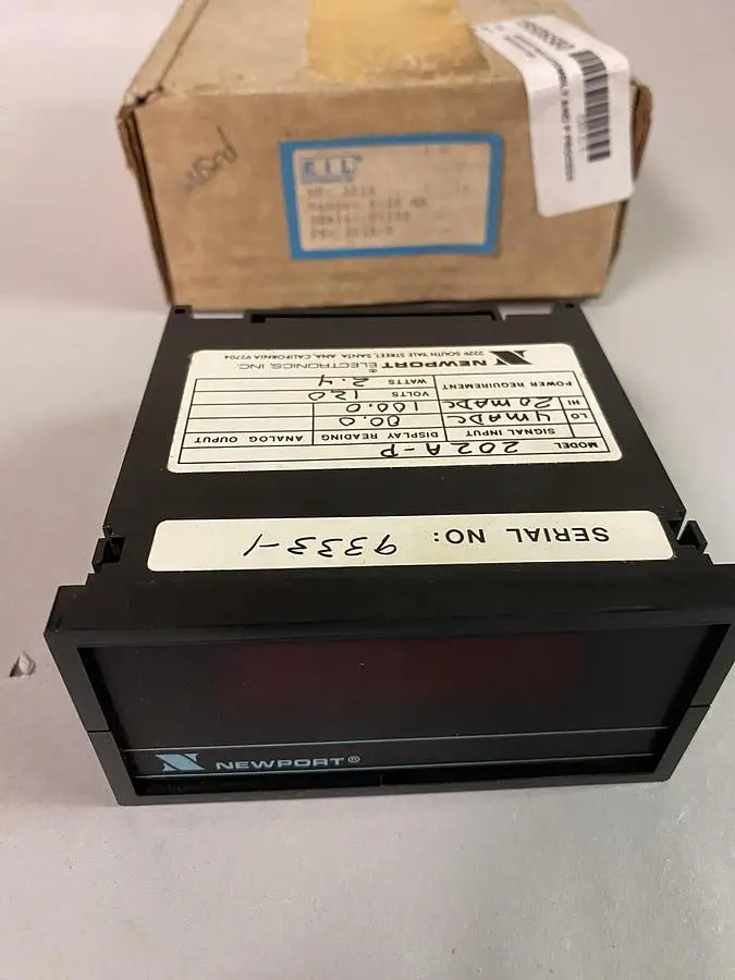 New | in-Stock NEWPORT 202A-P Meters - Misc | Surplus Asset Holdings #1206939