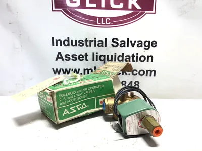 Asco Red Hat Valves 8345E1 24VDC 1/4Solenoid & Air Operated 2,3&4 Way Valve