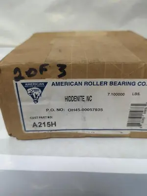New | in-Stock AMERICAN A215H Bearings | Surplus Asset Holdings #1195562
