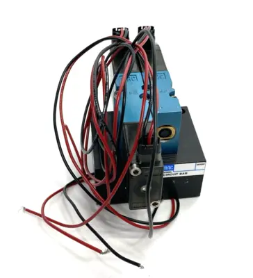 New | in-Stock MAC Valves Manifold Solenoid Valve Assembly, 3-Solenoid, 2-Valve Solenoid Valves Michigan US | Maverick Industrial Sales #1401361