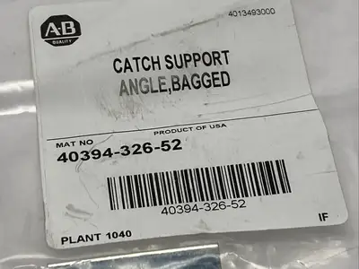 40394-326-52 | Allen Bradley  Catch Support Angle Bracket - New