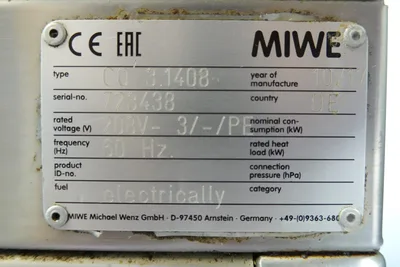 MIWE 2017 ELECTRIC CONDO TRIPLE DECK OVEN STEAM INJECTED ARTISIAN BREAD MODEL CO 3.1408