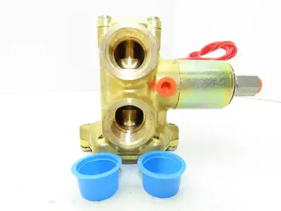 Honeywell Skinner L4LB5140 Brass Solenoid Valve 3-Way NC 120V 140 PSI 3/4" NPT