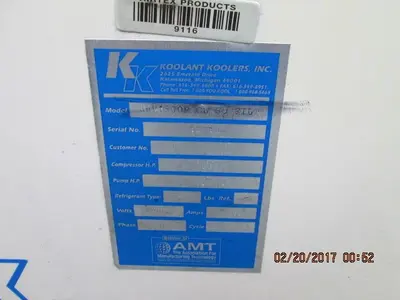 USED KOOLANT KOOLERS HAV-1500-P