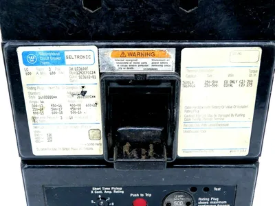 USED WESTINGHOUSE LC3600F ELETRONIC BREAKER 600AMP 3 POLE