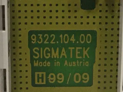 USED SIGMATEK 9322.104.00