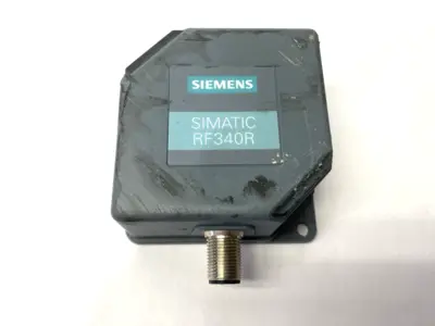 USED SIEMENS SIMATIC RF340R RF READER HEAD 75MM X 75MM DAMAGED