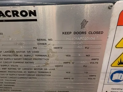 2015 CINCINNATI MILACRON MS725 Injection Molding Horizontal/Vertical | Machinery Network (22)