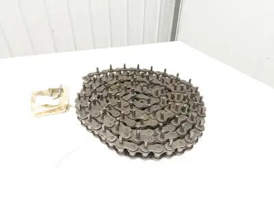 Tsubaki RS100 Riveted Roller Chain w/D-1 Attachment 18' Length