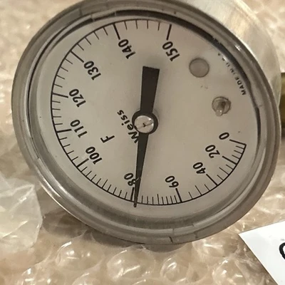 CVI, 20UB34141 Temp Indicator Gauge 0-150 F New + Warranty