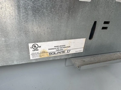 SQUARE D 480V 400 AMP Electric Panel 80045-91-01 Panelboard Enclosure HC3291WP