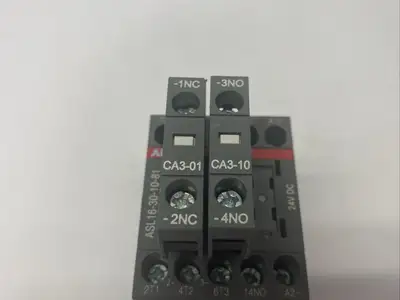 Used ABB Contactor 1SBL123001R8110 w/ Aux. Blocks BROKEN CASING PLC Contactors Michigan US | Maverick Industrial Sales #1392674