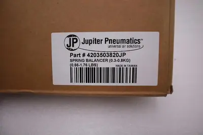Jupiter Pneumatics 4203503820JP 2/3-1-3/4 Lbs. w/5-1/4" L Spring Tool Balancer