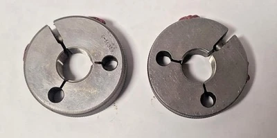 3/4 20 NEF 3A THREAD RING GAGES .75 .750 GO NO GO P.D.'S = .7175 & .7142 UNEF-3A