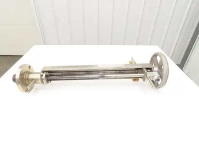 Emco MP-910-2F150-0150 Turbo-Bar Insertion Turbine Flow Meter 2" Flange 22"L