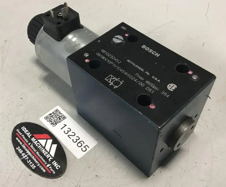 Used BOSCH 081WV10P1V1045WS02400D51 Valves/Fittings Michigan US | Ideal Machinery #1174265