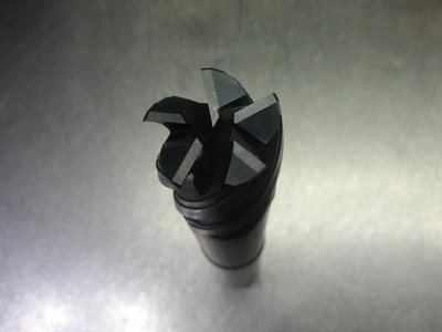 Minicut/VHIcarb 1" 5 Flute Carbide CR Endmill .040" R 6400-40270NF (LOC3374)