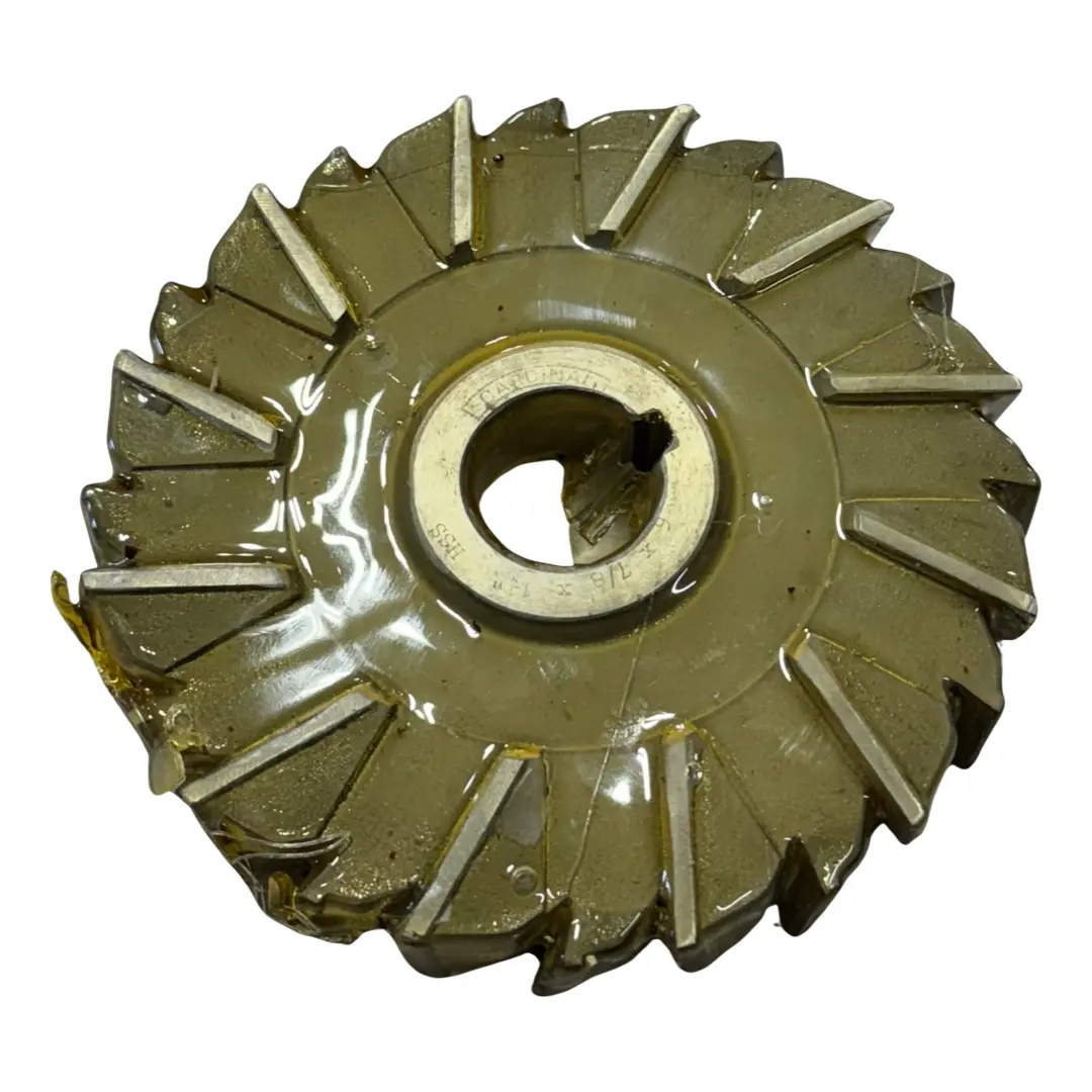 Cardinal 6" x 7/8" x 1-1/4" HSS Staggered Tooth Side Milling Cutter