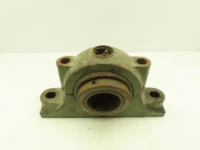 609 Split Pillow Block Cast Iron Housing 2-Bolt Base w/2.93"Bearing NO BOLTS