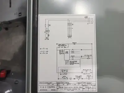10 kW, 40 Amp, 600 Volt Control Panel Switch 5412 ESCH