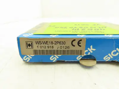 Sick 2018244 WE18 2P630 Light Barrier Receiver 10-30VDC 20m