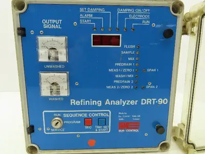 Eur-Control DRT-90 Refining Chemicals Analyzer W/ Power supply No Key