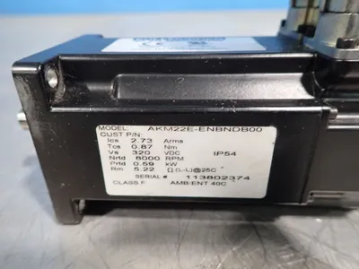 Used KOLLMORGEN AKM22EENBNDB00 Servo Motors | HGR 24 #730900