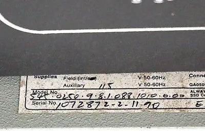 USED PARKER SSD 545-0250-9-8-1-088-1010-000 DRIVE 54502509810881010000